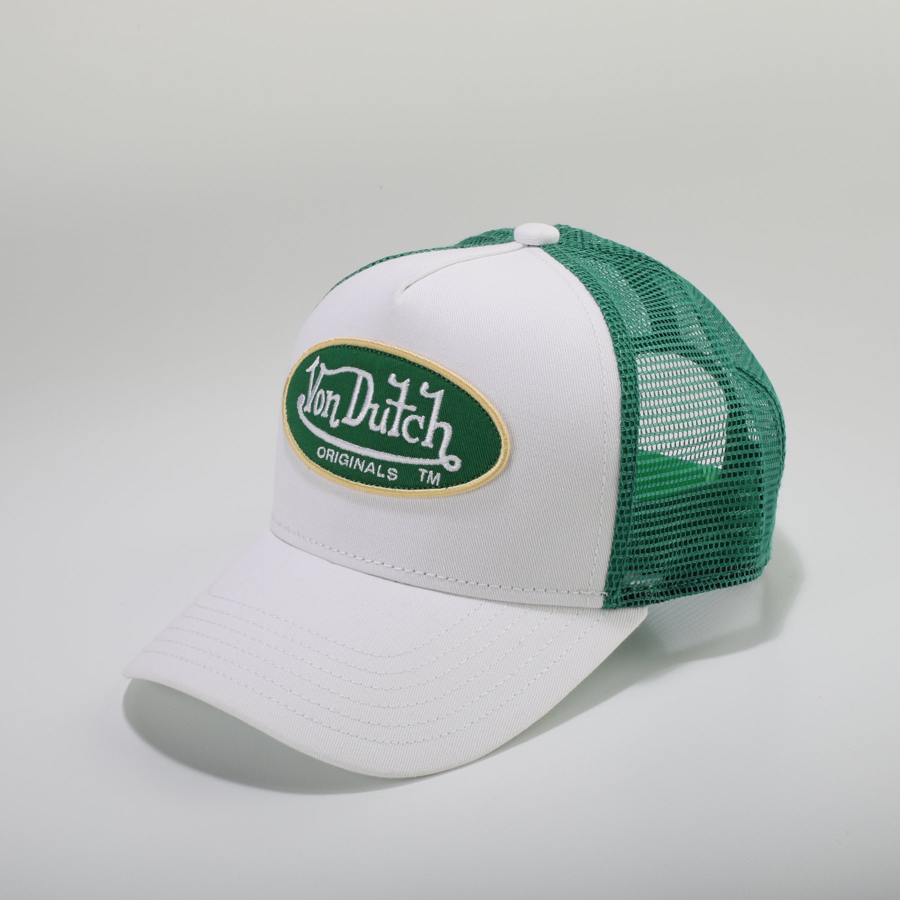 Trucker Boston - Hvit/Grønn