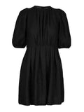 Eli Linen Dress - Black