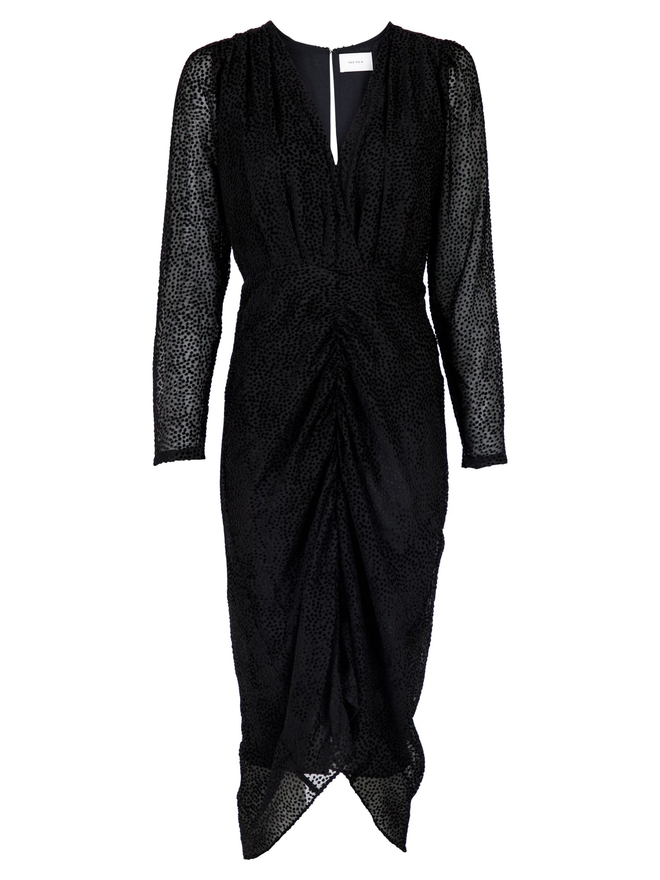 Paloma Dot Dress - Black