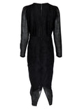 Paloma Dot Dress - Black