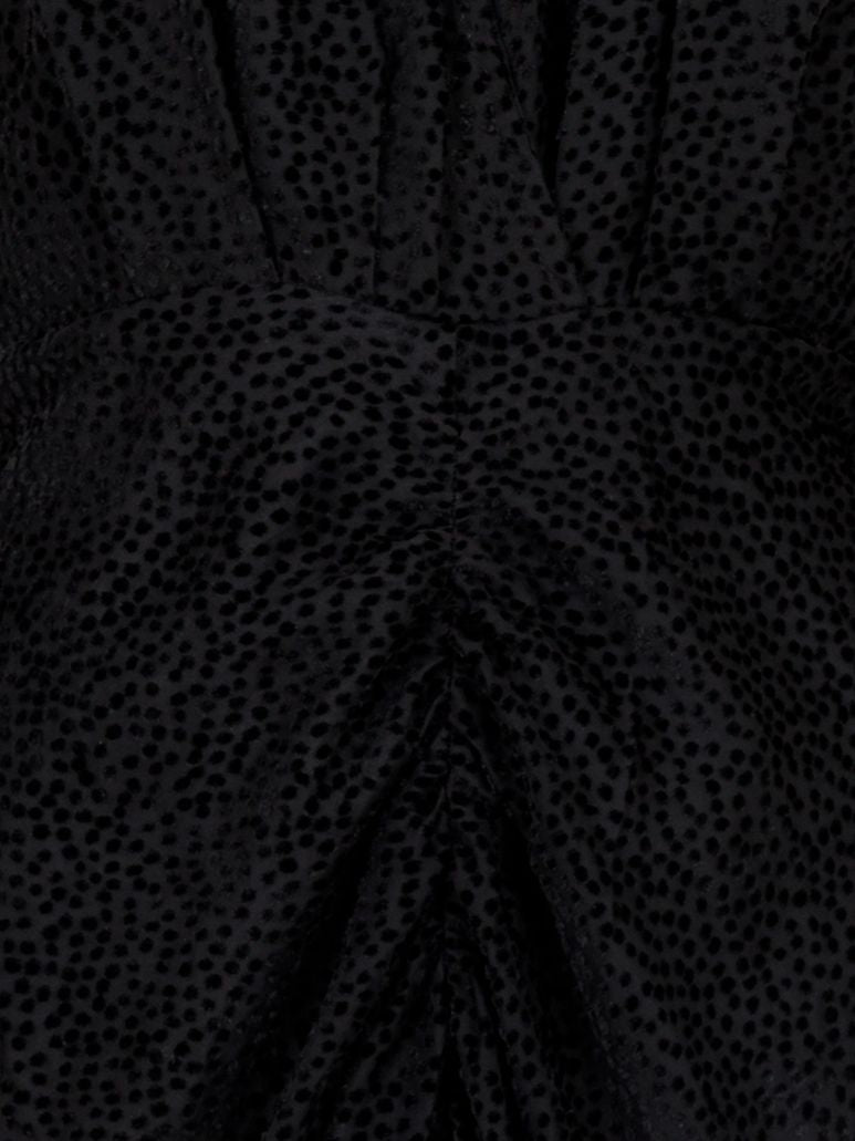 Paloma Dot Dress - Black