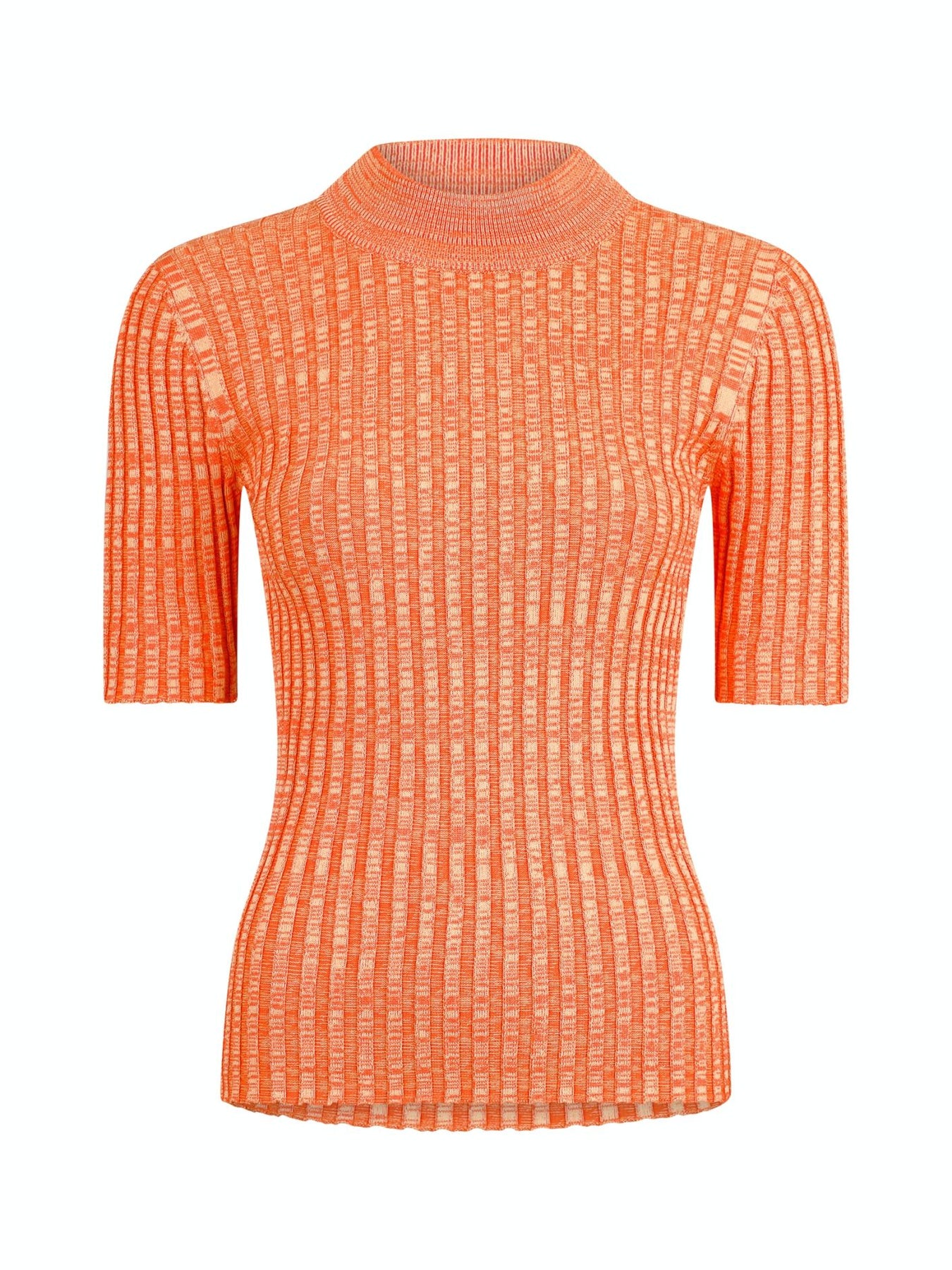 Malloy Space Dye Blouse - Orange