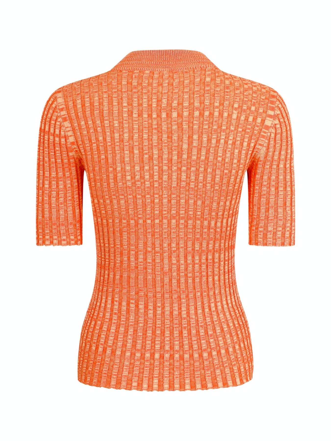 Malloy Space Dye Blouse - Orange