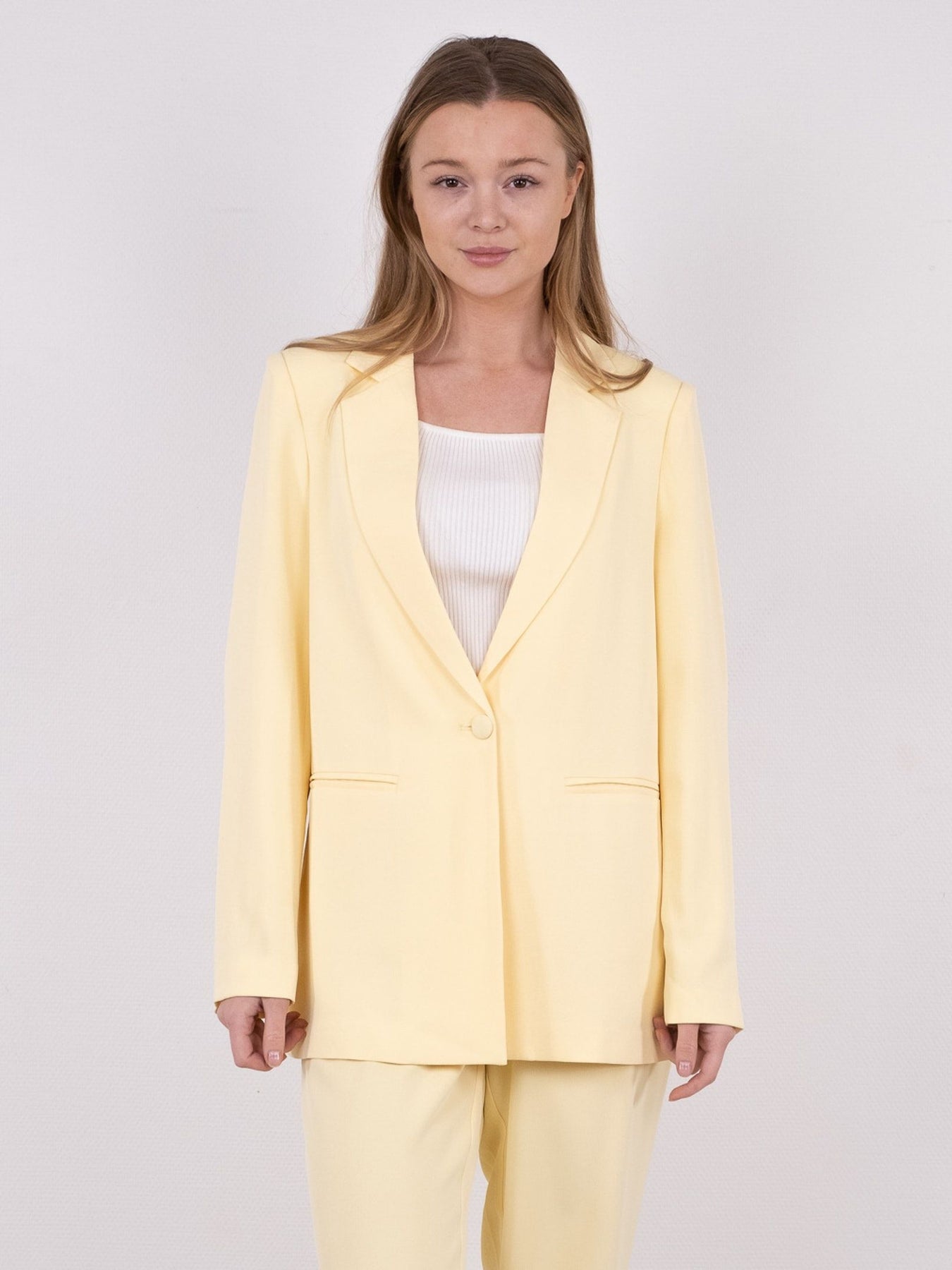 Avery Blazer - Light Yellow