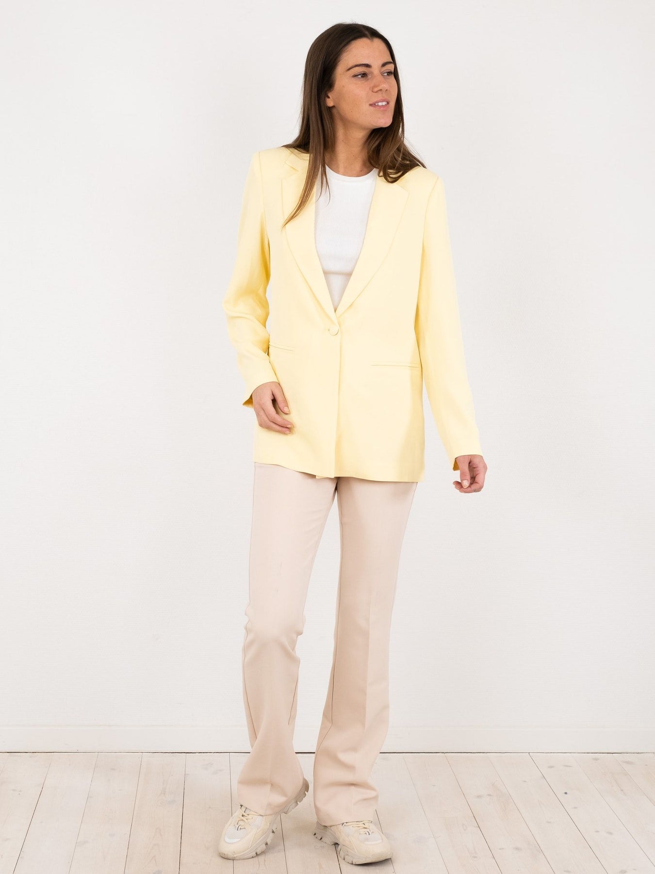 Avery Blazer - Light Yellow