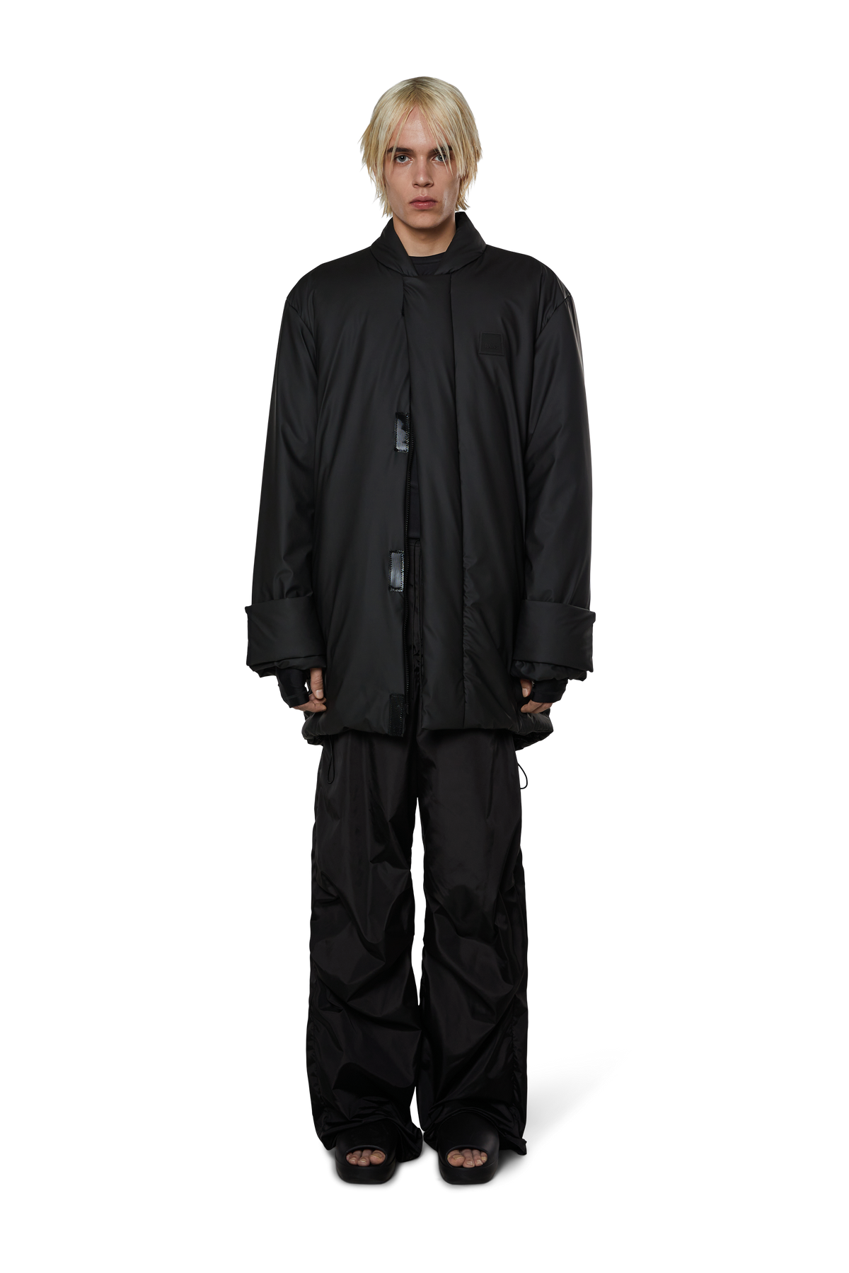 Rains Loop Long Bomber - Svart