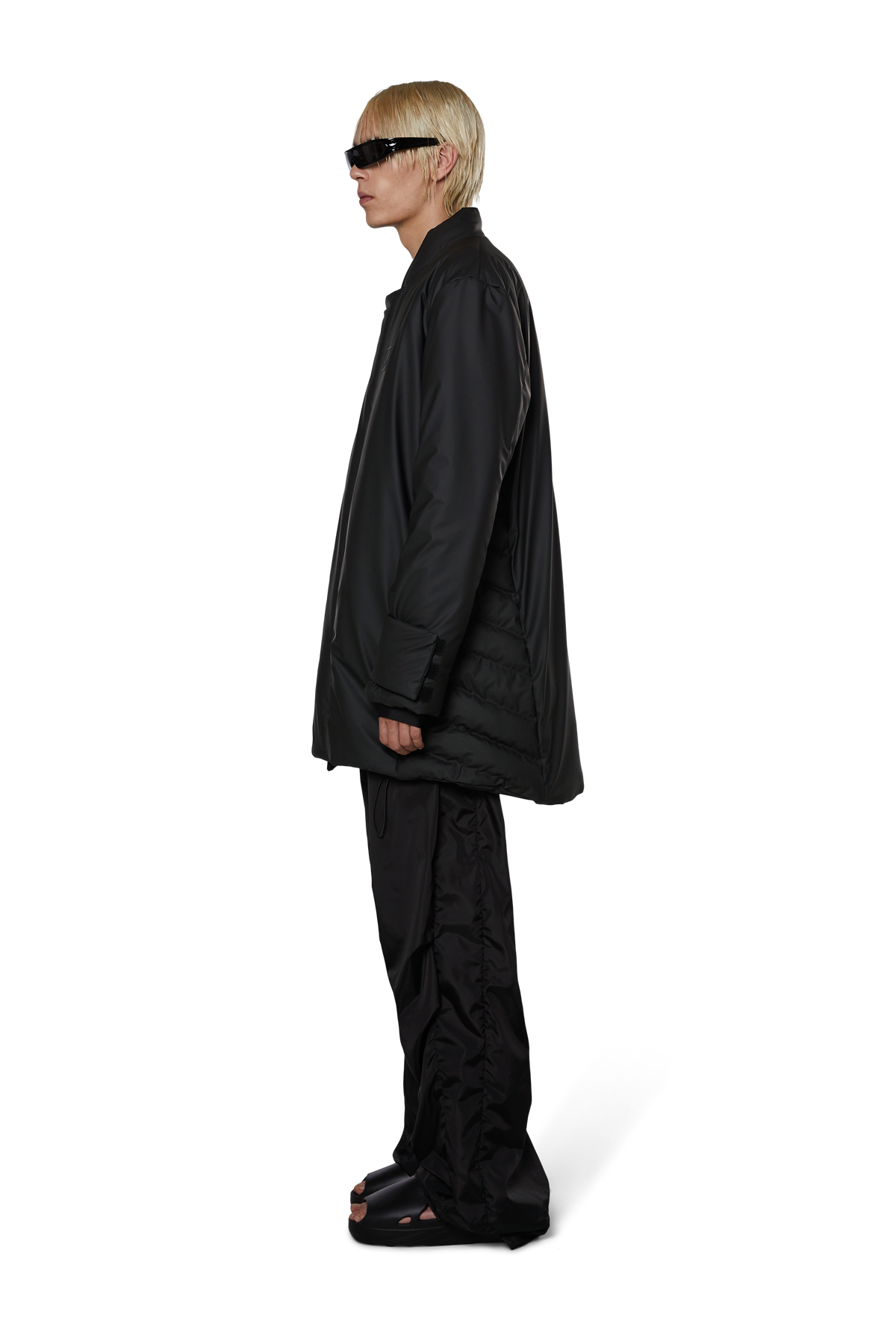 Rains Loop Long Bomber - Svart