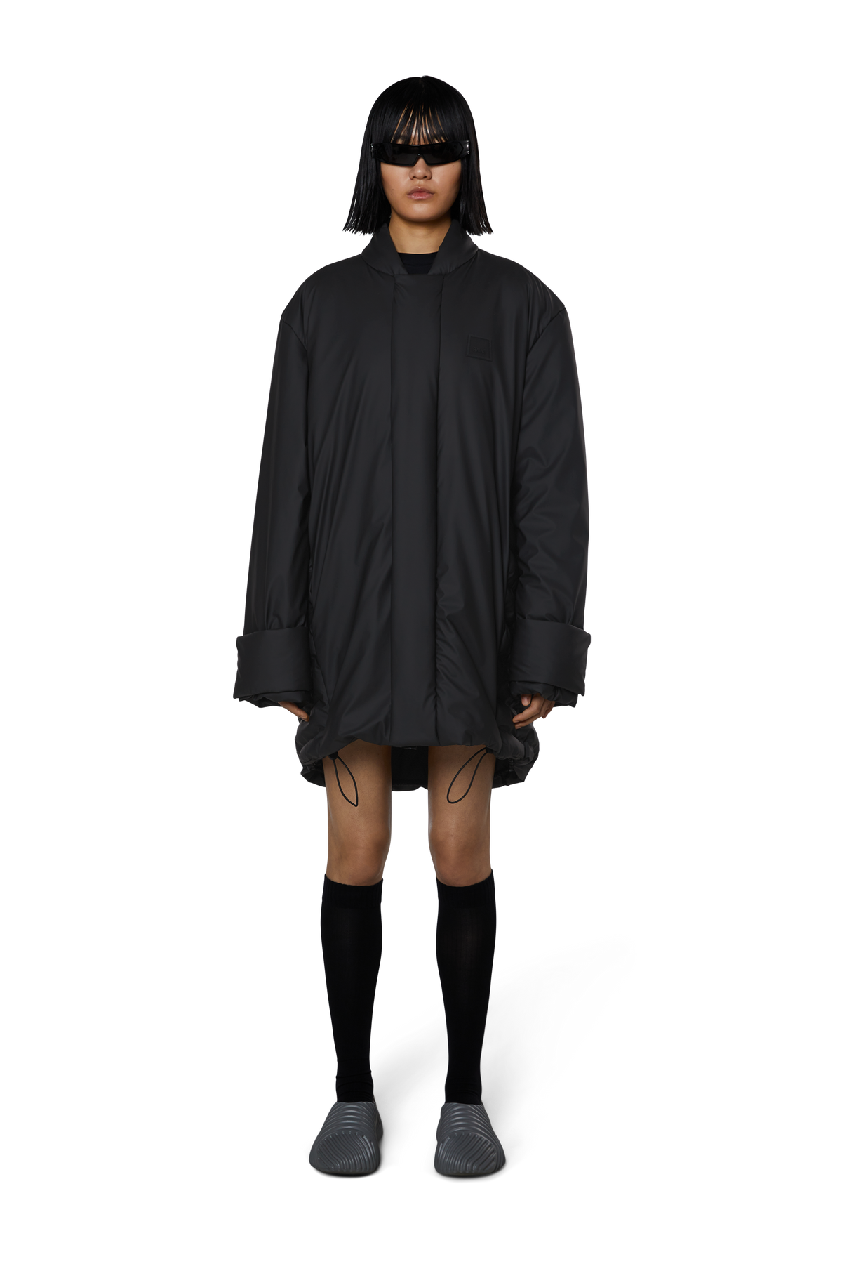 Rains Loop Long Bomber - Svart