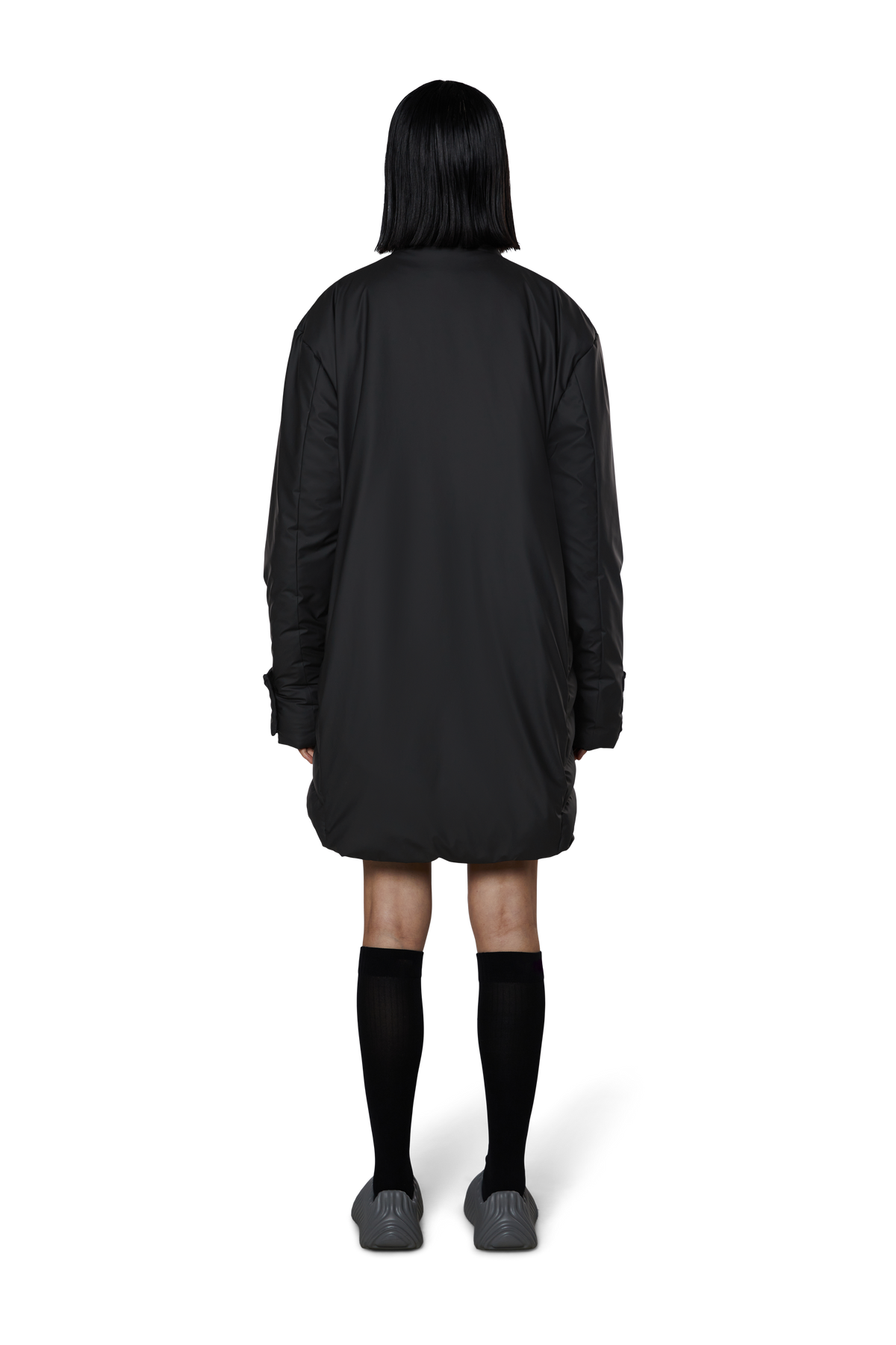 Rains Loop Long Bomber - Svart