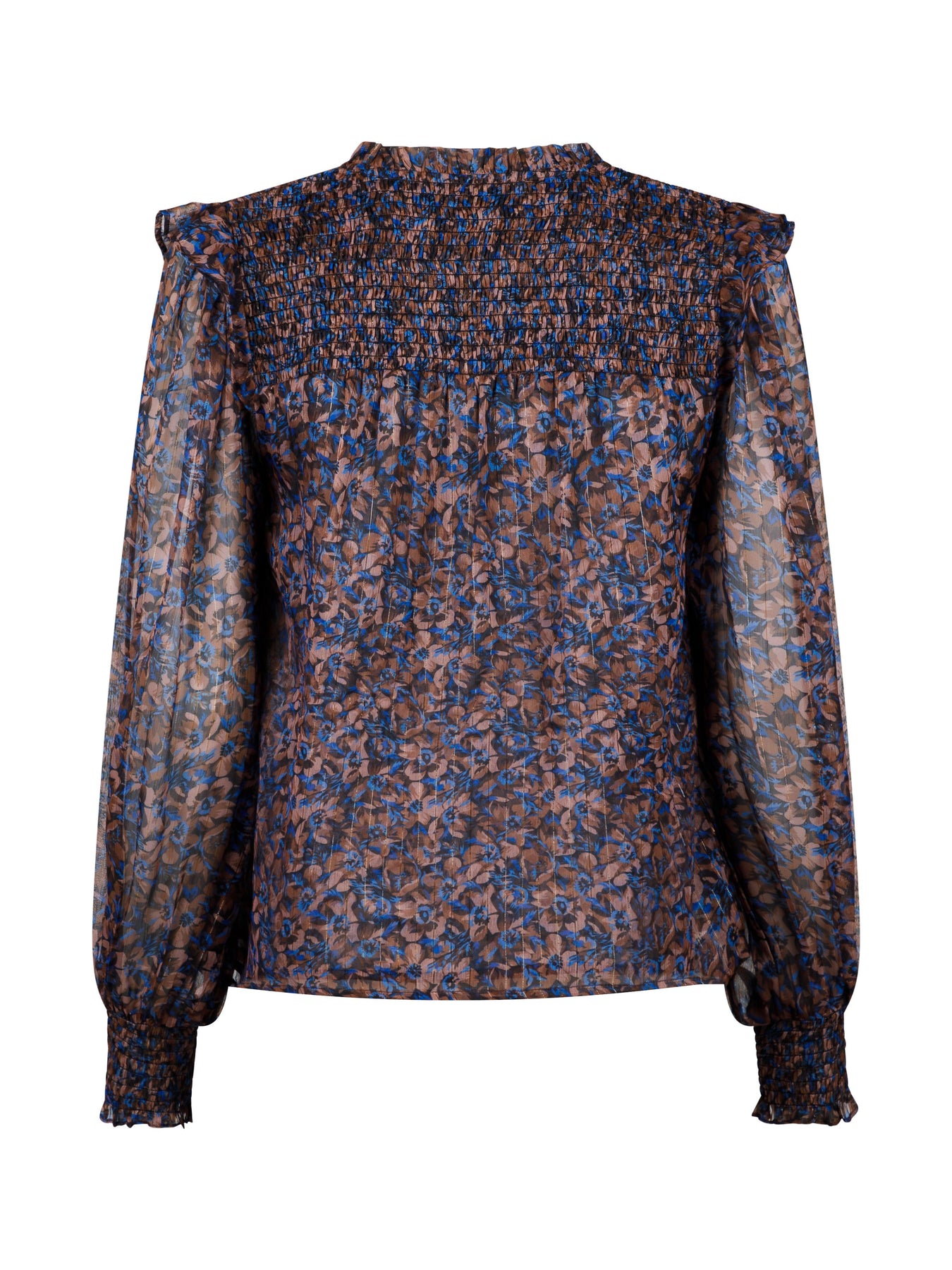 Filja Dark Blossom Blouse - Blue