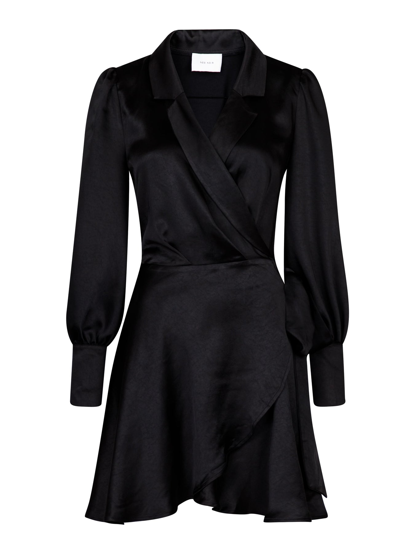 Dawn Satin Dress - Black