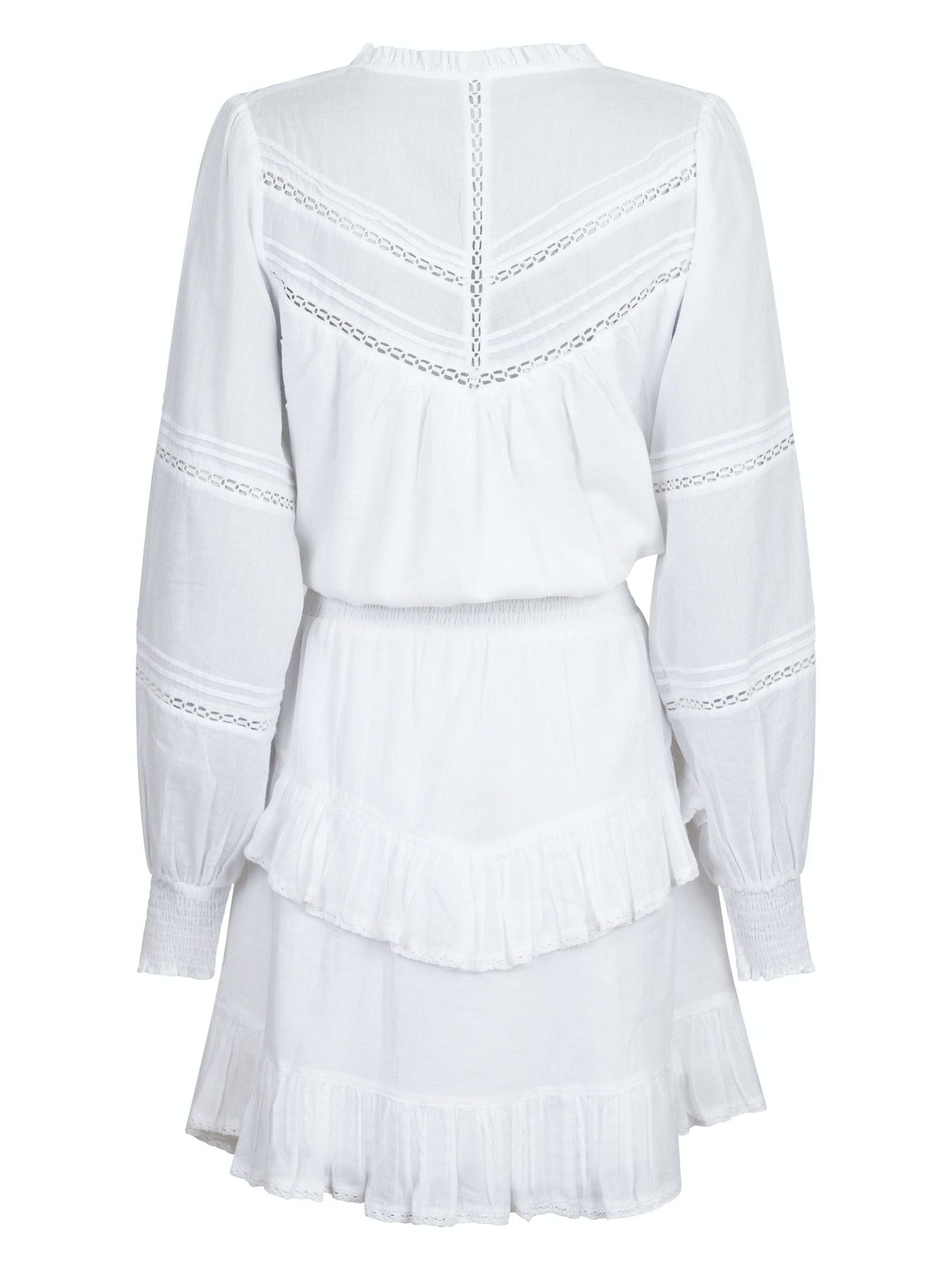 Klaire S Voile Dress - White