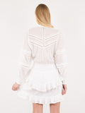 Klaire S Voile Dress - White