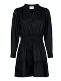 Yvette Poplin Dress - Black