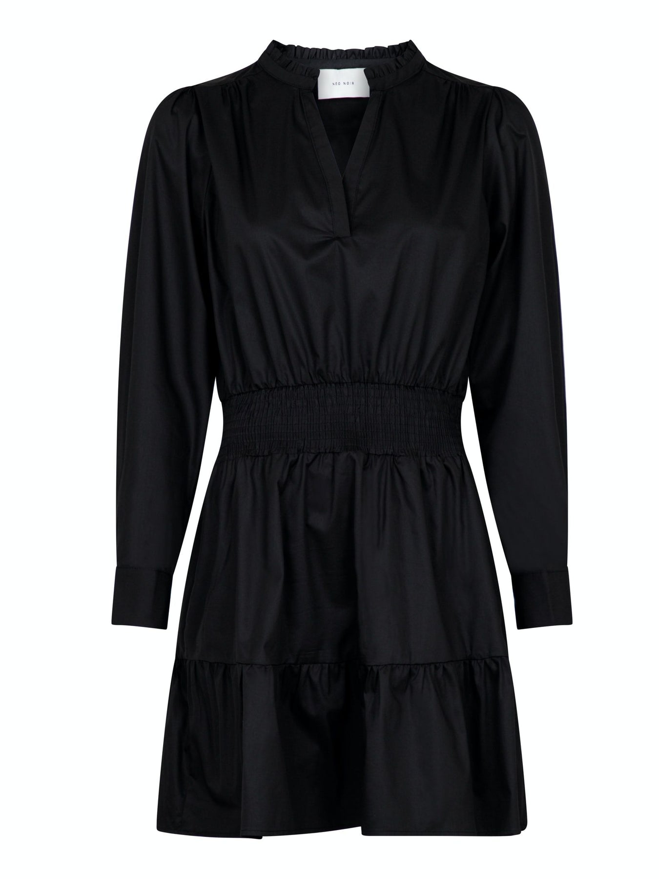 Yvette Poplin Dress - Black