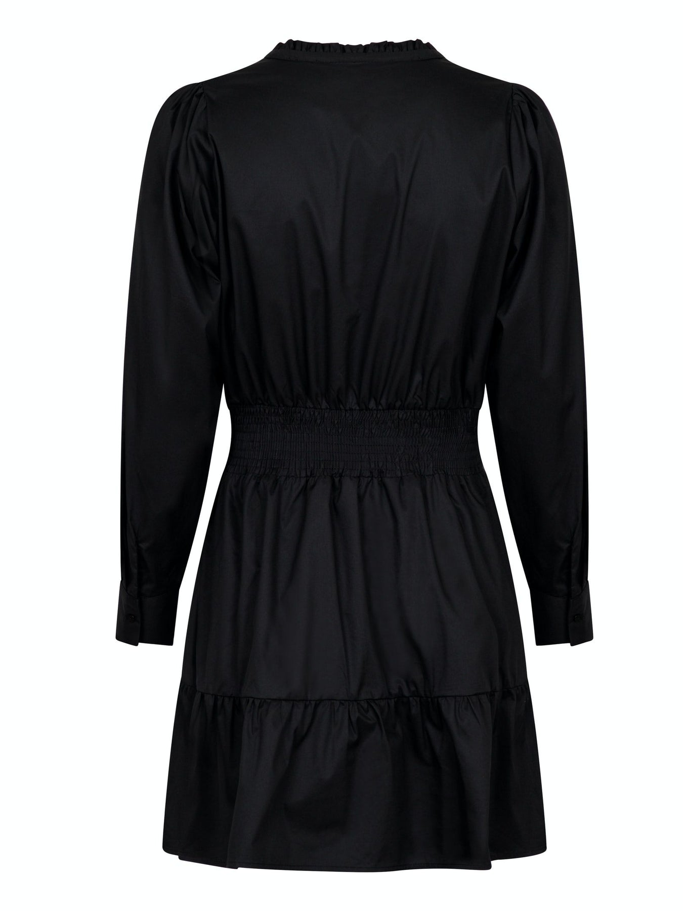 Yvette Poplin Dress - Black