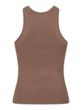 Willy Knitted Top - Dusty Brown
