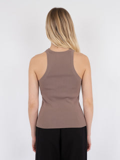 Willy Knitted Top - Dusty Brown