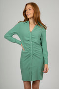 Rinny Dress - Dusty Green