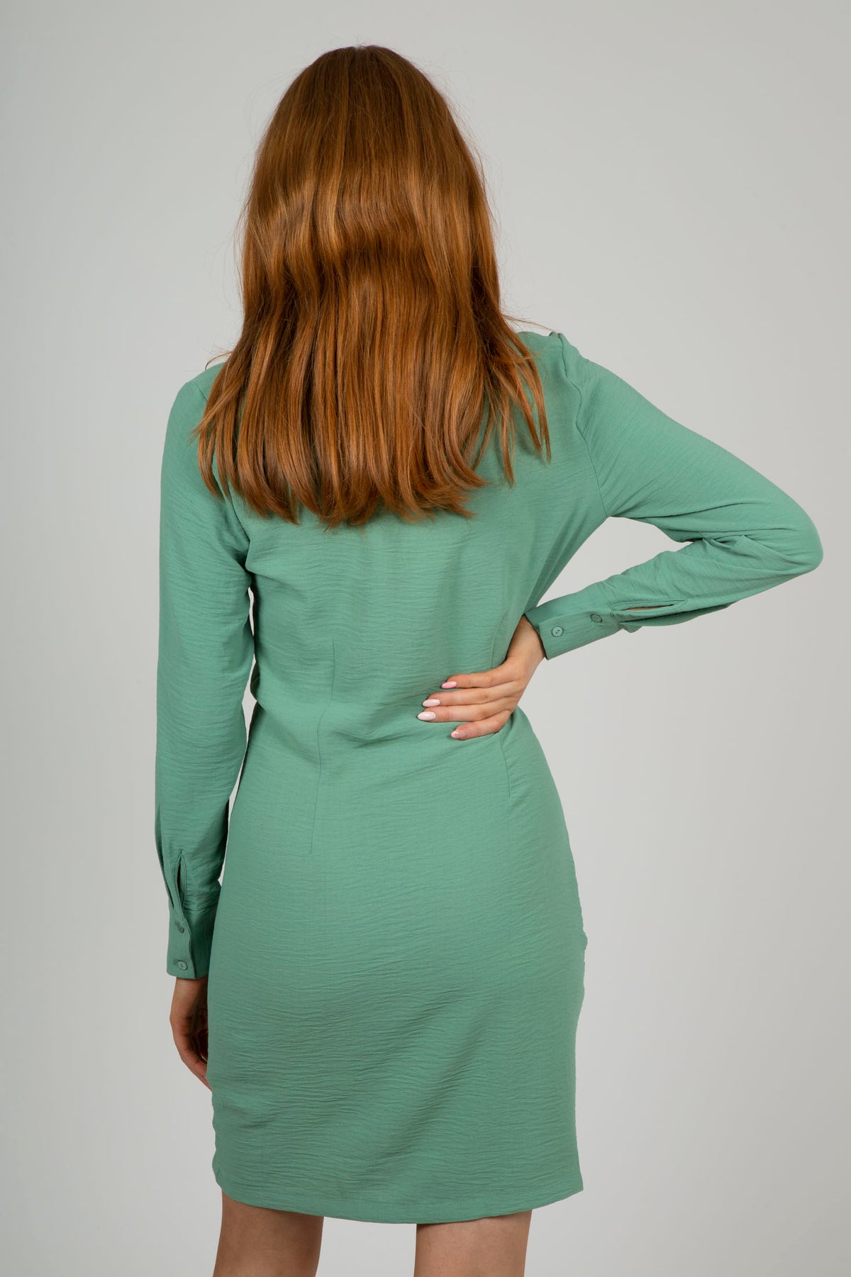 Rinny Dress - Dusty Green