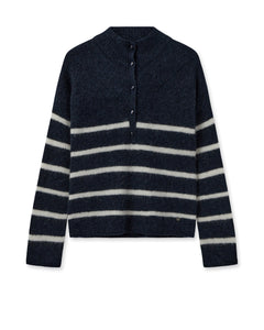 Bryna Thora Stripe Knit - Salute Navy
