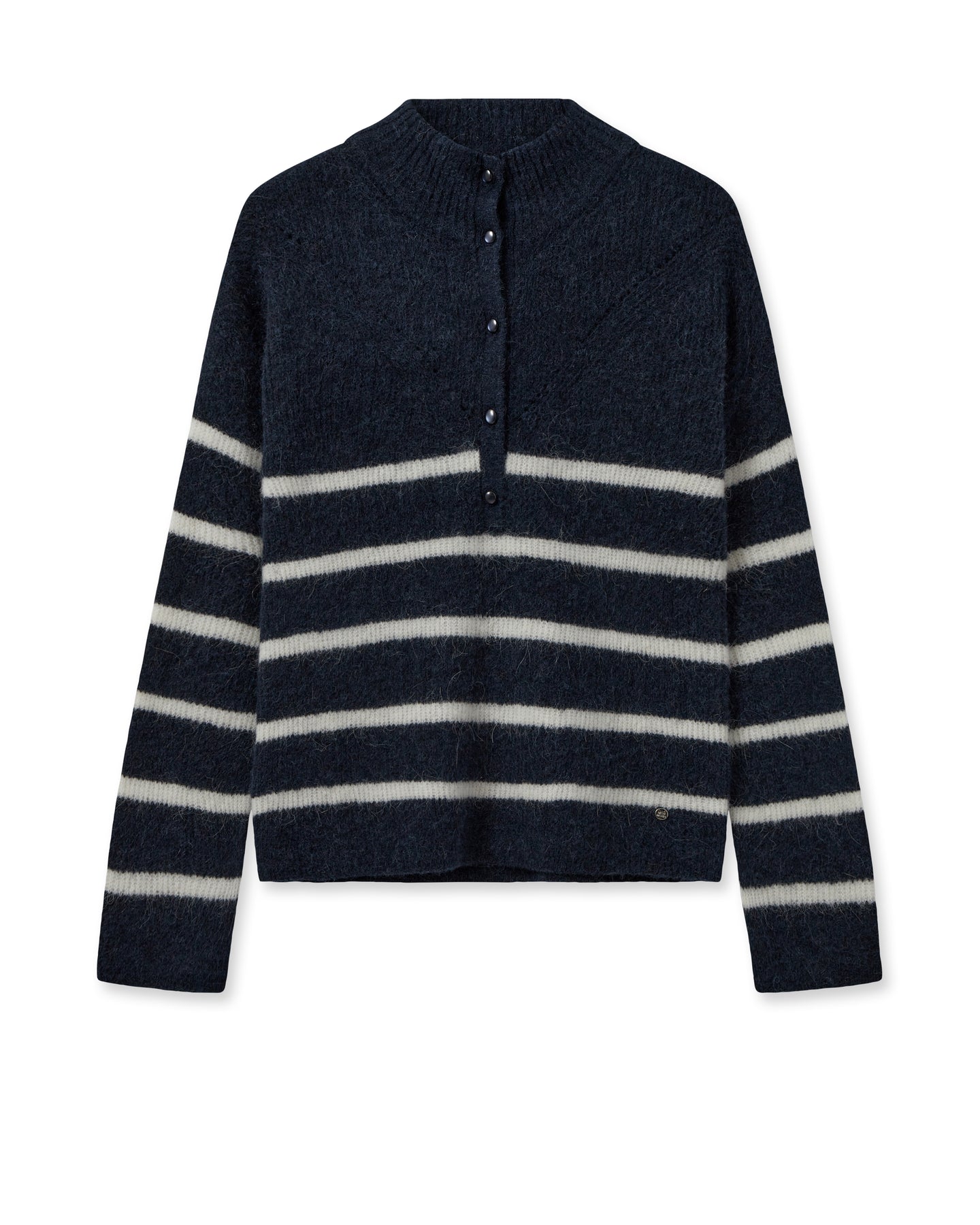 Bryna Thora Stripe Knit - Salute Navy