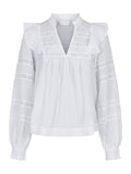 Aroma S Voile Blouse - White