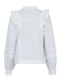 Aroma S Voile Blouse - White