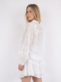 Aroma S Voile Blouse - White