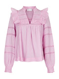 Aroma S Voile Blouse - Rose