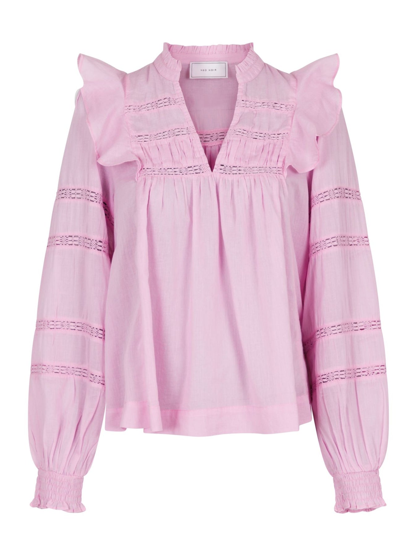 Aroma S Voile Blouse - Rose