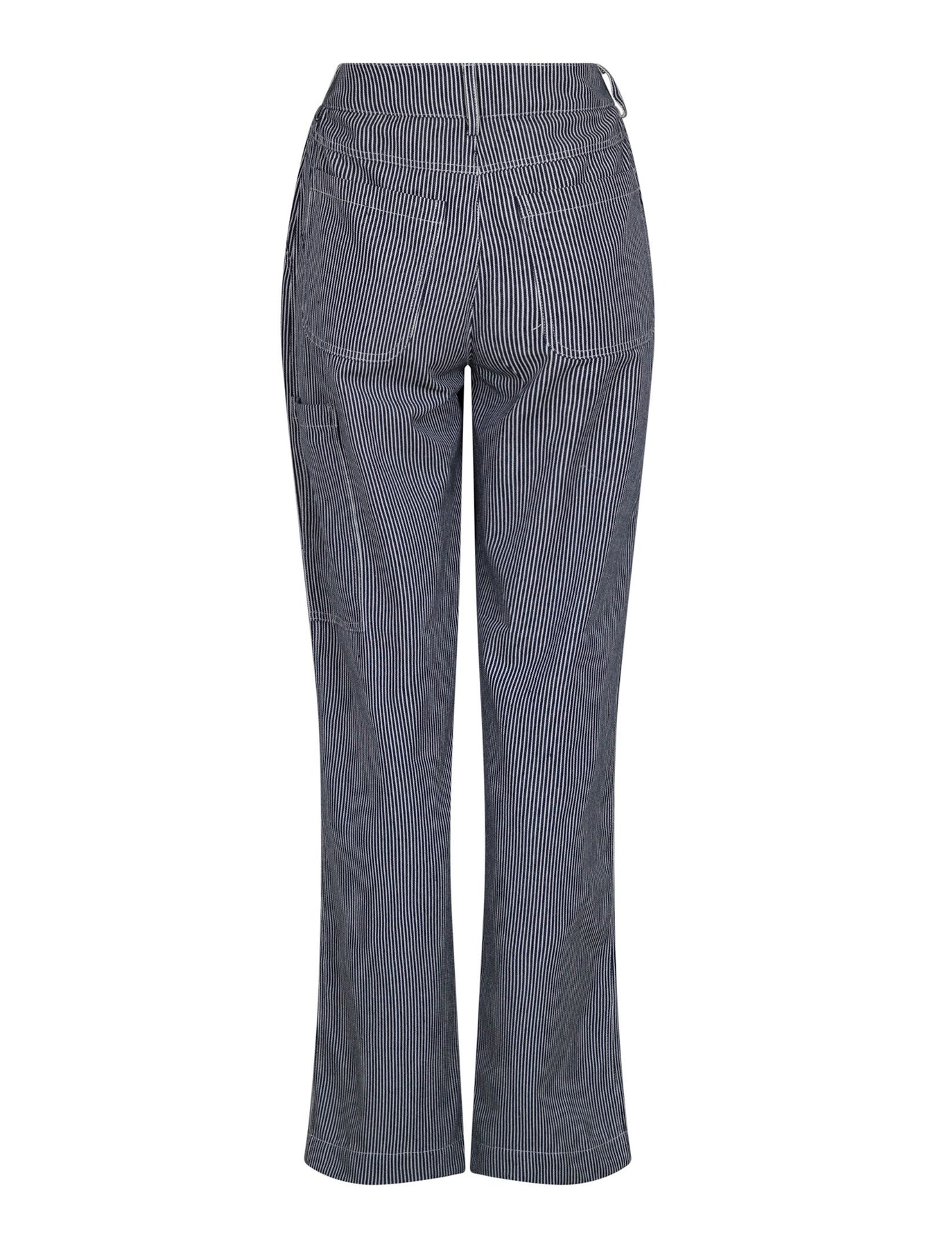Zuzan Stripe Pants - Navy