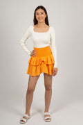 Carin R Skirt - Tangerine