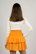 Carin R Skirt - Tangerine