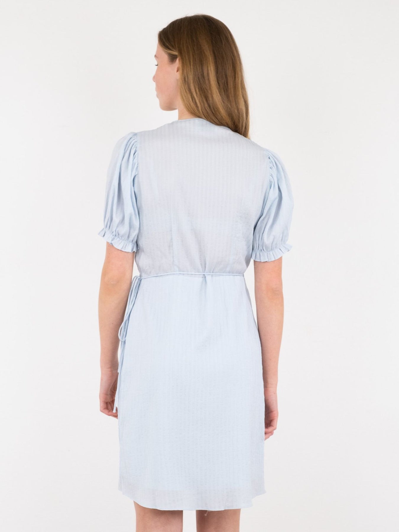 Spang Crepe Dress - Light Blue