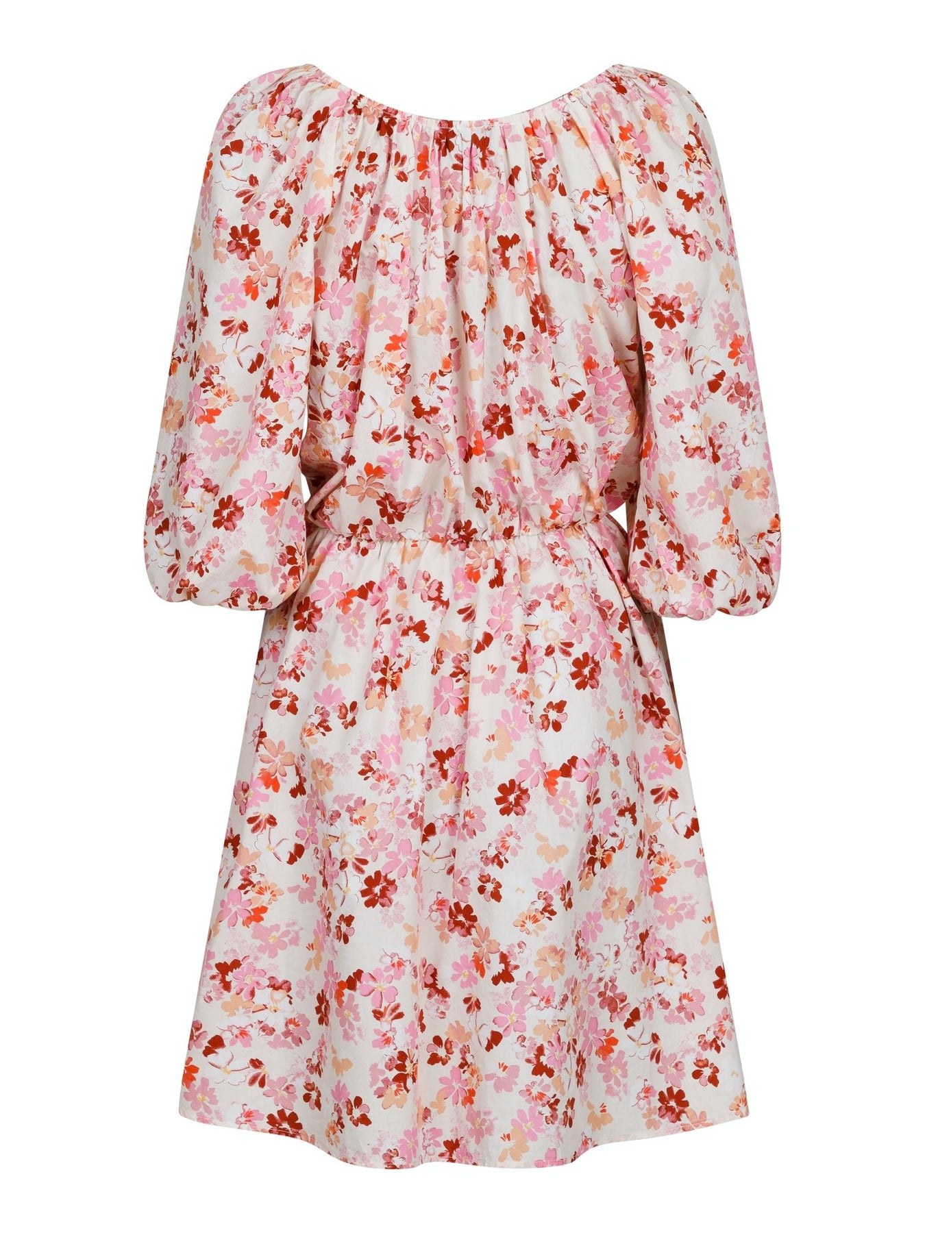 Kiki Sunny Floral Wrap Dress - Light Pink