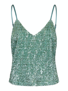 Elinas Glitter Top - Mint