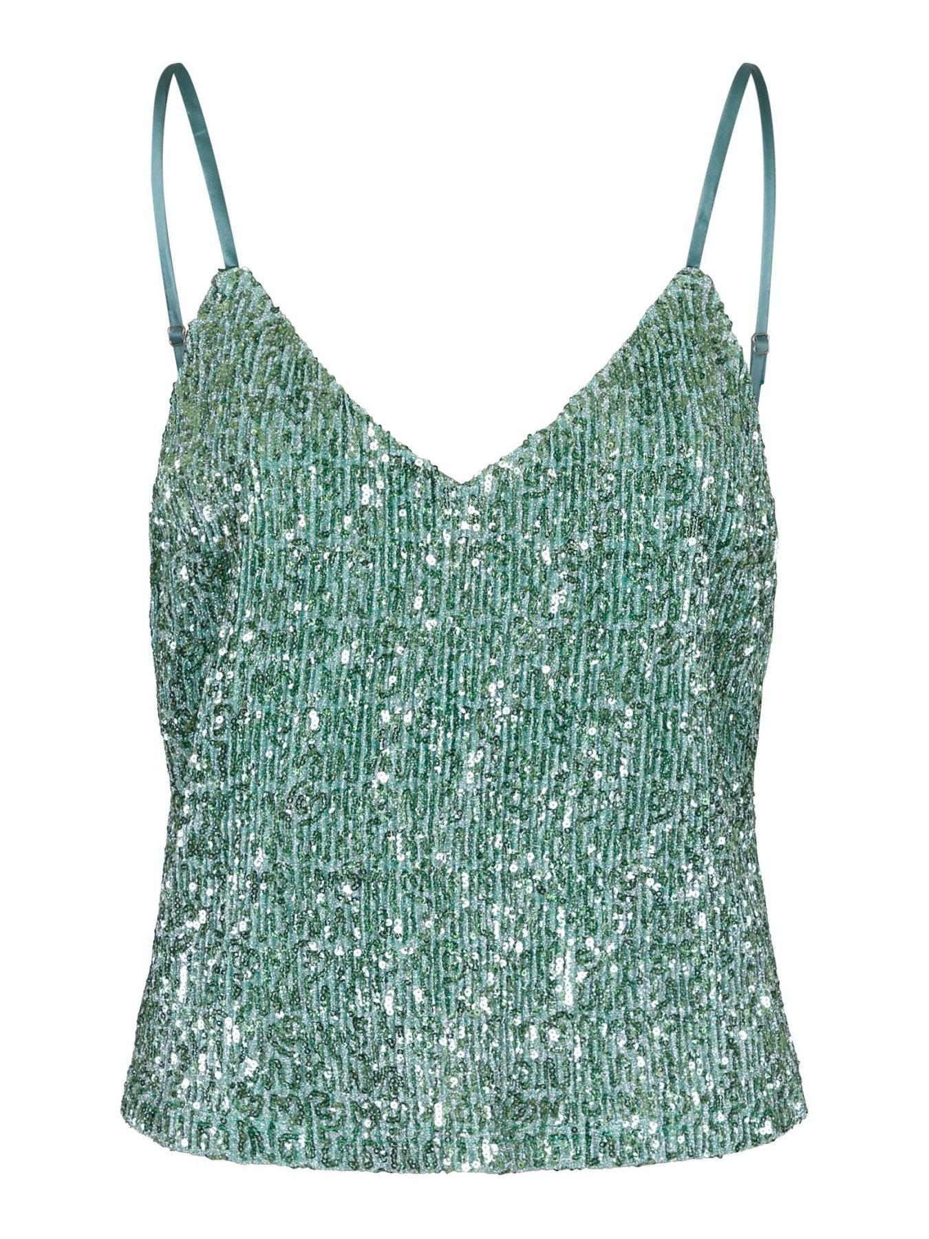 Elinas Glitter Top - Mint