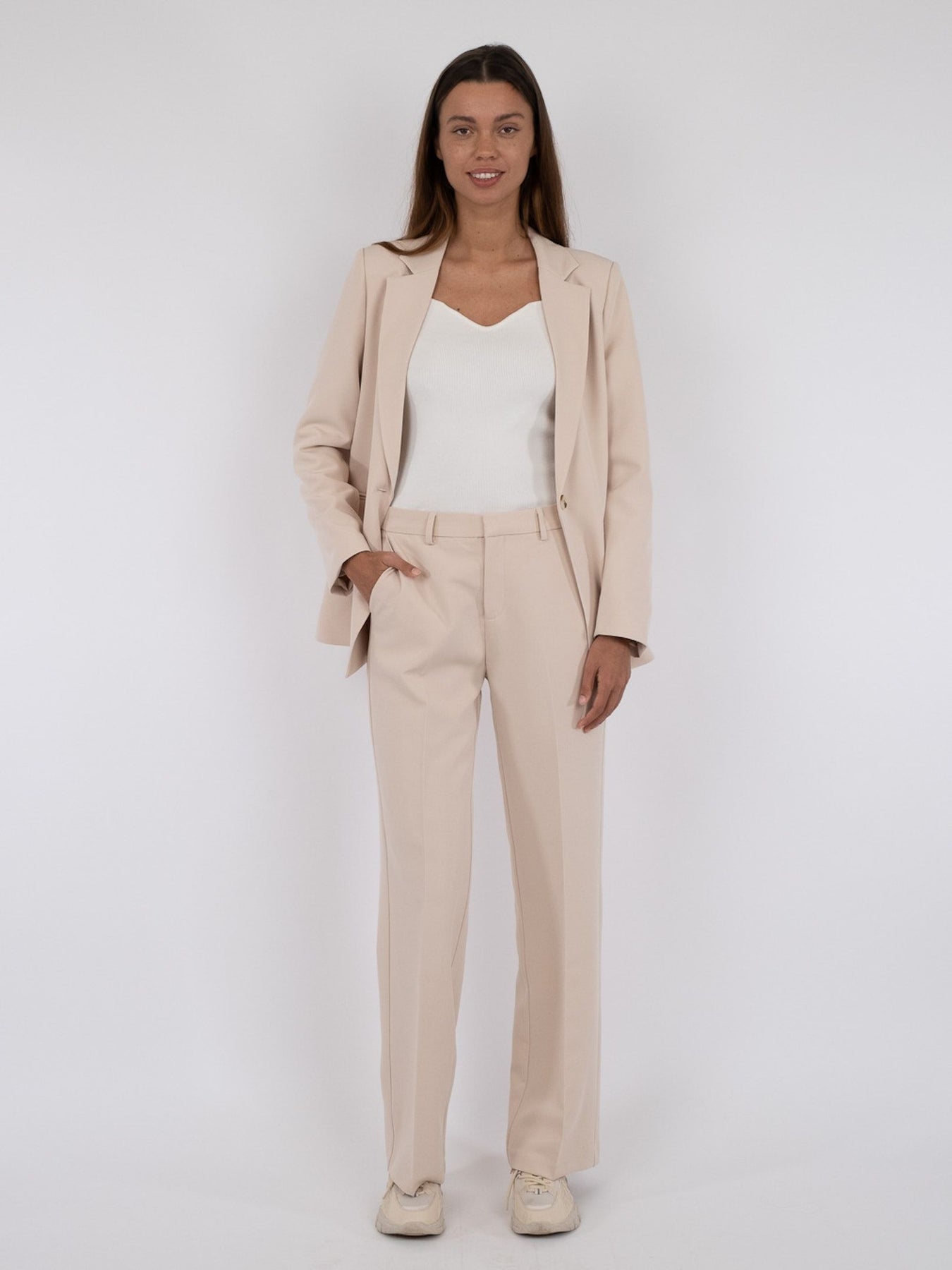 Alice Suit Pants - Sand