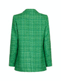Avery Boucle Blazer - Green