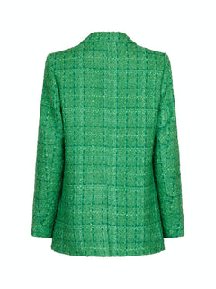 Avery Boucle Blazer - Green