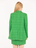 Avery Boucle Blazer - Green