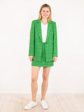 Avery Boucle Blazer - Green