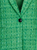 Avery Boucle Blazer - Green