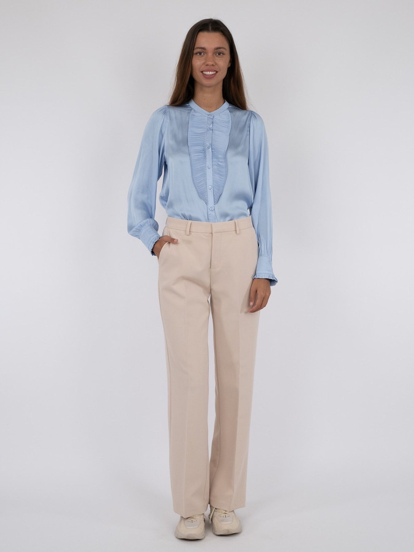 Zola Blouse - Light Blue
