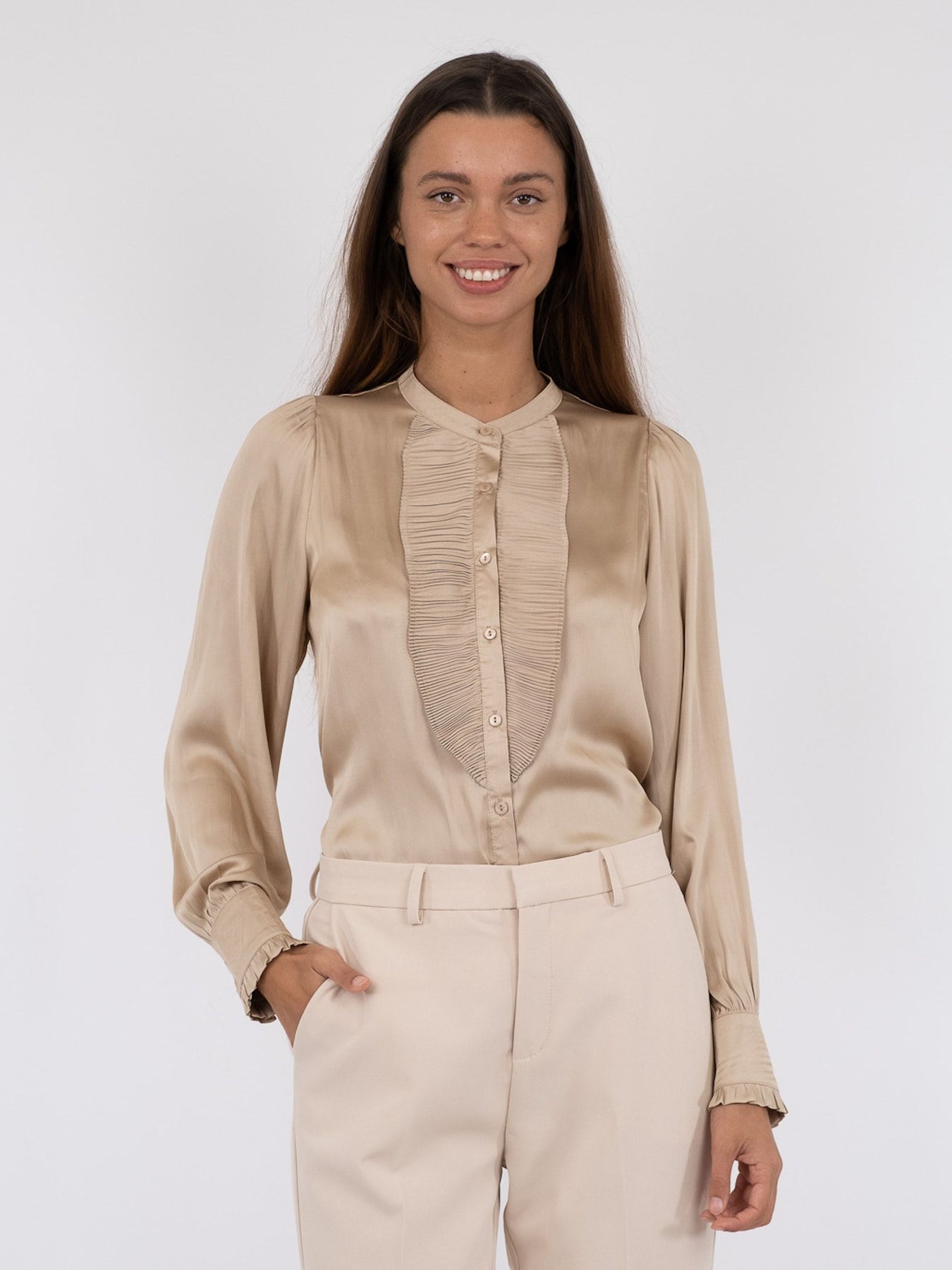 Zola Blouse - Sand
