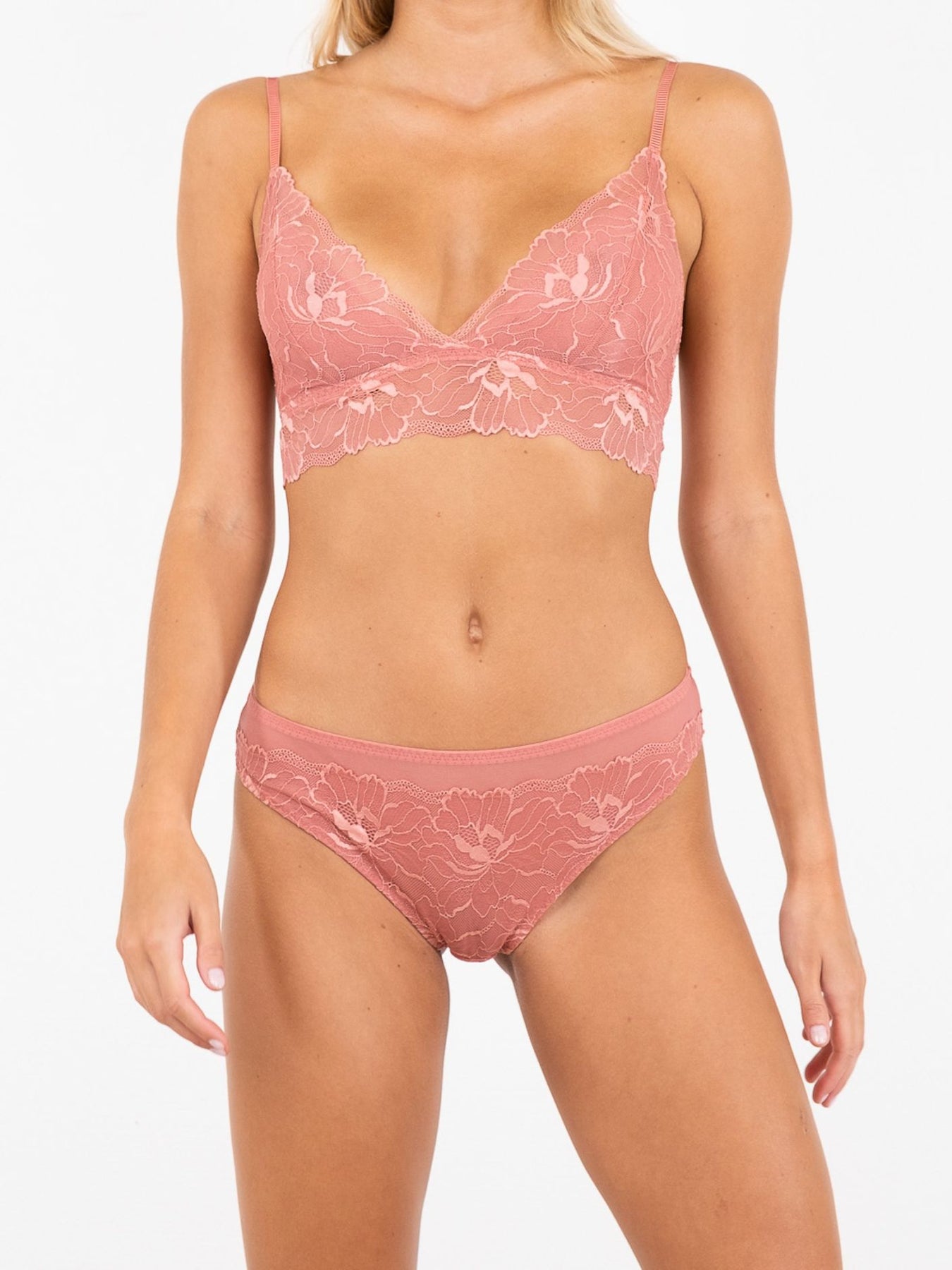 Skin Mandarine Bra - Coral Red