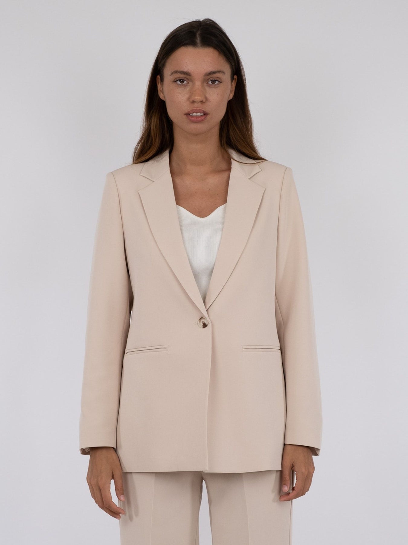 Avery Suit Blazer - Sand