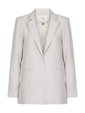 Avery Woven Blazer - Ivory