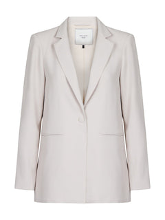 Avery Woven Blazer - Ivory